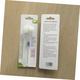 Gatuida Double-sided Cleaning Brush Multi-tufted and Non- Handle for Teeth and False for Easy Use