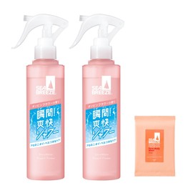 SEA BREEZE Deo & Water Trigger Poppin Flower, 5.1 fl oz (145 ml) x 2 + Bonus