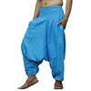 SARJANA HANDICRAFTS Pantalones de harén unisex de algodón para hombre