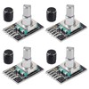XIITIA 4pcs KY-040 Rotary Encoder Module 360 Degree Switch Encoders