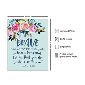 Let All That You Do Be Done In Love - Corinthians - Bible Verse Wall Decor - Religious Gifts for Women - Christian Wall Art - Scripture Wall Art - Catholic Wall Decor - Spiritual Wall Decor