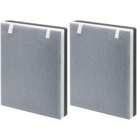 2 Pack Vital 100 True HEPA Replacement Filter Compatible with LEVOIT 100 Air Purifier, H13 and High-Efficiency Activated Carbon Set, Part Number 100-RF