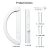 HOME MASTER HARDWARE Patio Sliding Glass Door Handle Set, Non-Keyed