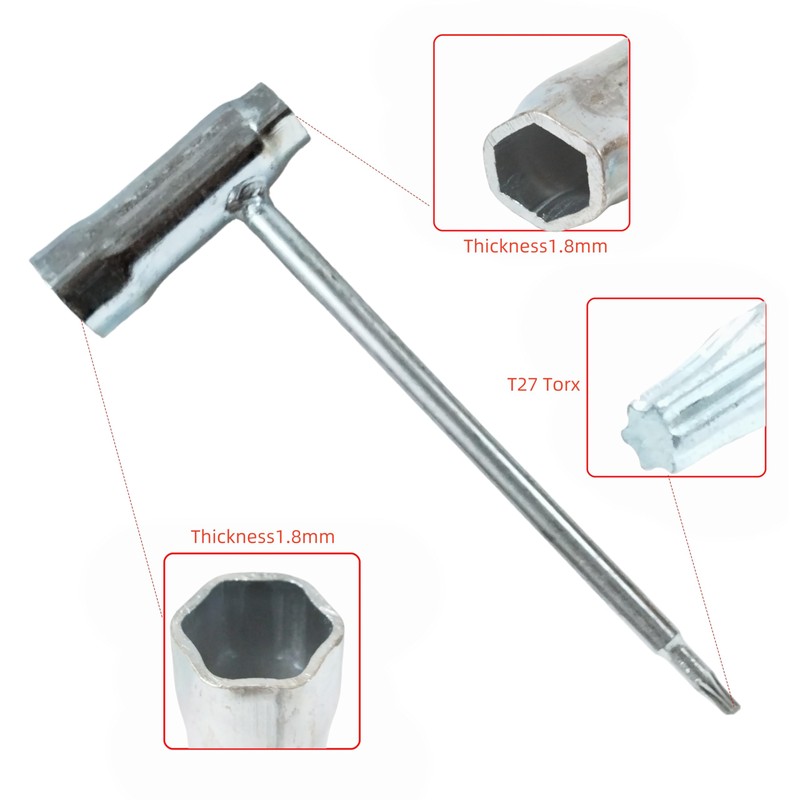 Caoncctg 2Pack 13x19mm Chainsaw T Wrench T27 Torx Screwdriver