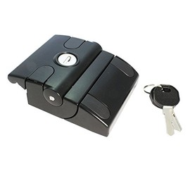 Latch Compact Keyed Alike Closure, Aluminium Closure, Black Powdered