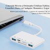 6 en 1 Lector de Tarjetas USB C con 2