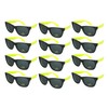 Edge I-Wear 12 Pack 80’s Style Adult Neon Party Sunglasses