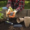 KKTECH Carbon Steel Heavy Duty Hand Fork & Trowel Set