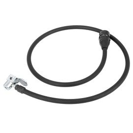 X AUTOHAUX 100cm Tire Chuck Inflator Pump Hose Adapter Valve for Car Bike Motorcycle with Female Quick Connector