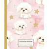 Composition Notebook College Ruled: Bichon Frise Illustration | Cute Dog