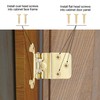 Vallecloud 10 Pack (5 Pair) 3/8" Inset Gold (Brass) Nickel
