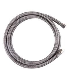 Hausen 84-Inch Ice Maker Connector 1/4-inch x 1/4-inch C, Ice Maker Supply Line, 1-Pack