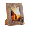 OKSQW 5 x 7 Rustic Wood Picture Frame with Cowboy