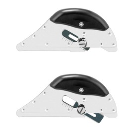 QWORK Carpet Cutter, Carpet Loop Pile Cutter, Manual Carpets Seam Trimmer, Steel, 1 Pack