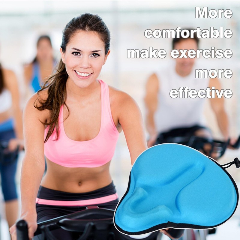 DAWAY C6 Large Comfortable Bike Seat Cushion - Extra Soft