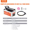 VEVOR Air Hydraulic Pump, 10,000 PSI 1/2 Gal Reservoir, NPT