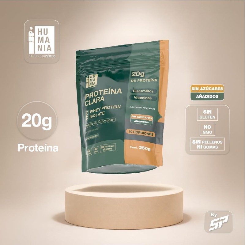 SP HUMANIA Proteína Clara Proteína Aislada de Suero (Whey Protein