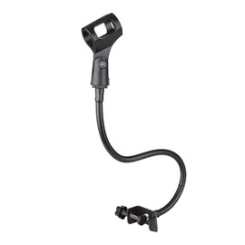 Soporte de Micrófono de Cuello de Cisne, Soporte de Micrófono de Metal, Soporte de Cuello de Cisne Flexible Portátil con Clip de Micrófono Ajustable p