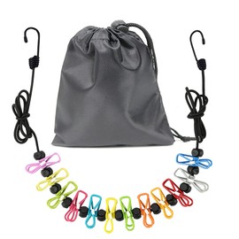 Sarmyarc ClotheslineRetractable Portable Clothesline for TravelClothing line with 12 Clothes Clipsfor Indoor and Outdoor Laundry Drying lineOutdoor Camping Accessories