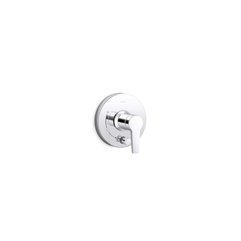 Pitch Rite-Temp Valve Trim With Push-Button Diverter