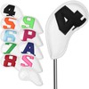 Craftsman Golf 10pcs/set White Magnetic Iron Headcover with Large Colorful