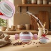 DIF DECO Cute Storage Jars with Lid, Unique Candy Shape