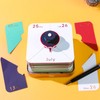 Luocute 3D Calendar, Tear Away Paper Carving Art Snowman 3D