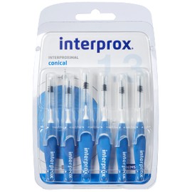 Interprox 4G Interdentalbürsten blau conical 6 Stück Packung
