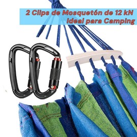 Clip de Mosquetón Automático de 4 Pulgadas,Anilla en D Con Mosquetón de Alta Resistencia,Casquillo de Escalada de Aluminio para Escalada en Roca,Alpinismo,Hamacas,Senderismo,Correa para perros