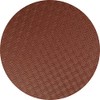 Karina Home ROUND Table Protector and Colours (Brown, 110cm)