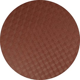Karina Home ROUND Table Protector and Colours (Brown, 110cm)