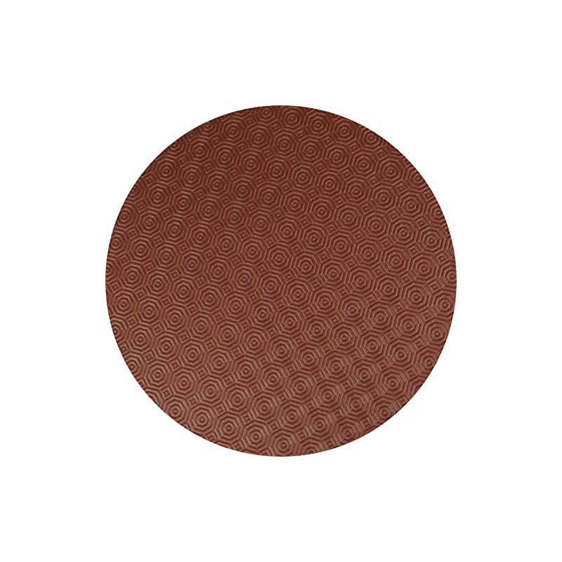 Karina Home ROUND Table Protector and Colours (Brown, 110cm)