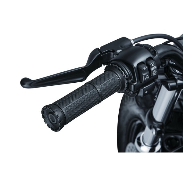 Kuryakyn 3583 Riot Handlebar Grips for Throttle and Clutch, Electronic