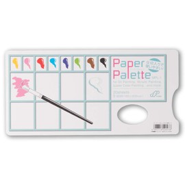 Muse Watercolor Palette, Paper Palette, Small, 30 Sheets MPL-1, White