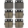 Caltric Front & Rear Brake Pads for Arctic Cat Dvx
