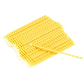 Dranvosk Pollinator Brush for Plants,Hand Pollination Tool for Garden,Fruit Trees,Flowers & Vegetables | Essential Pollinator Garden Accessories,100PCS(Yellow)