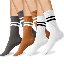 Grip Socks Yoga Socks with Grips for Women Non Slip, Pilates, Workout, Pure Barre, Ballet, Dance, Hospital Socks