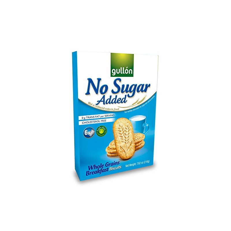 Gullon No Sugar Added Breakfast Biscuits with Whole Grains (216g)
