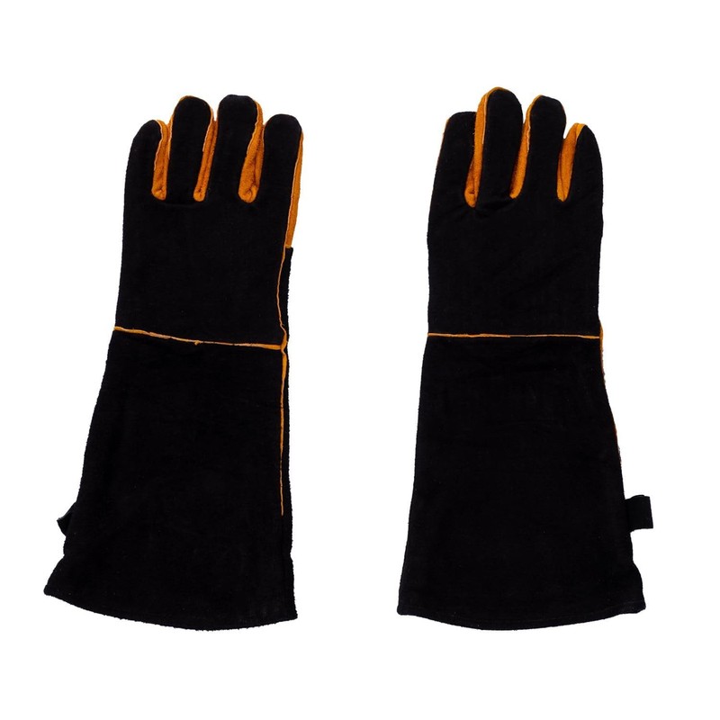 BBQGUYS Signature Suede Grilling Gloves - BBQ-LTGL