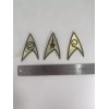 3pc Set Star Trek Science Medical Engineering Insignia Uniform Iron-On