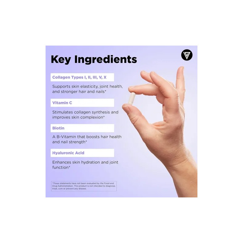 Vital Vitamins Multi-collagen Complex Plus Piel Uñas Cabello