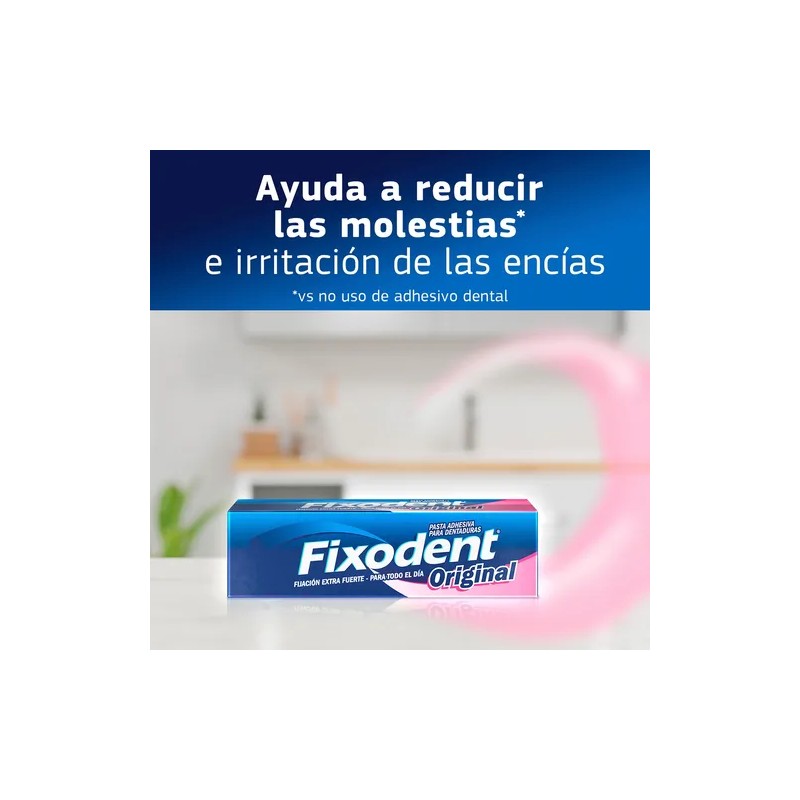 Pasta Adhesiva Para Dentaduras Fixodent, 1 Unidad (40ml)