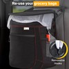 EcoNour Car Trash Can 2.5 Gallon with Lid & Storage