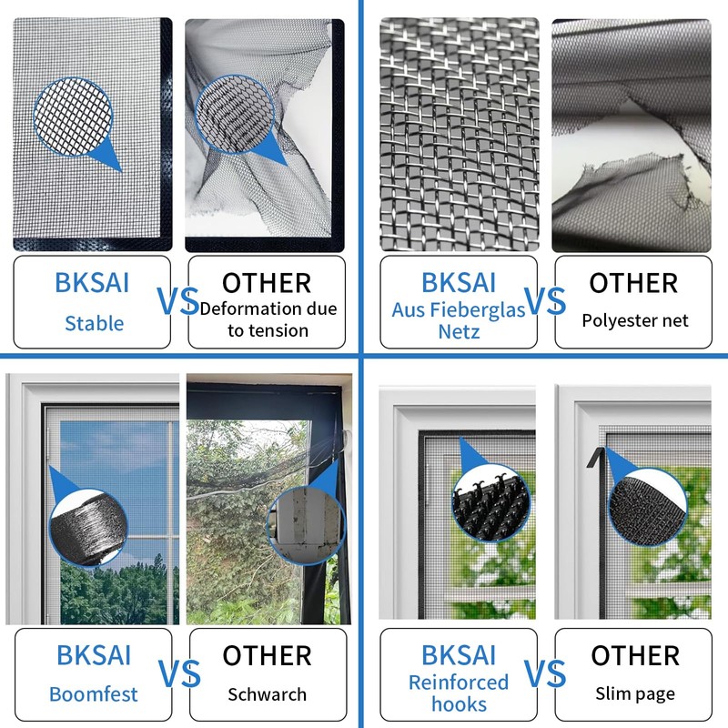 BKSAI Window Net to Keep Bugs Out Bug Net for