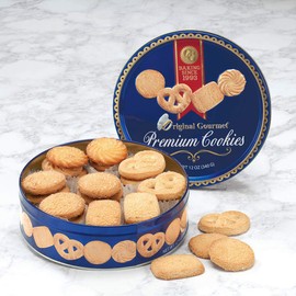 Original Gourmet Premium Cookies 12 oz Decorative Container