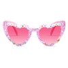 Behufun Birthday Glasses for Women, Pink Birthday Sunglasses Birthday Party