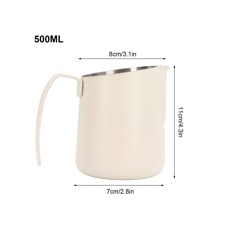 Milk Frothing Pitcher 304 Stainless Steel Creamer Cup Latte Art