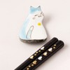 S-86131 Chopsticks, Dishwasher Safe, Natural Wood, Chopstick Rest Set, 9.1