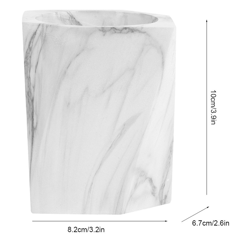 Marbling Cosmetic Makeup Oraganizer Storage Box Home Resin Makeup Case