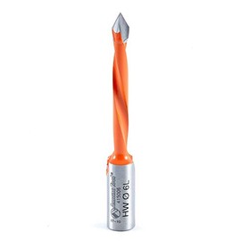Amana Tool - 415006 Carbide Tipped Through-Hole Boring Bit L/H 6 mm Diameter x 77 mm Long x 10 mm